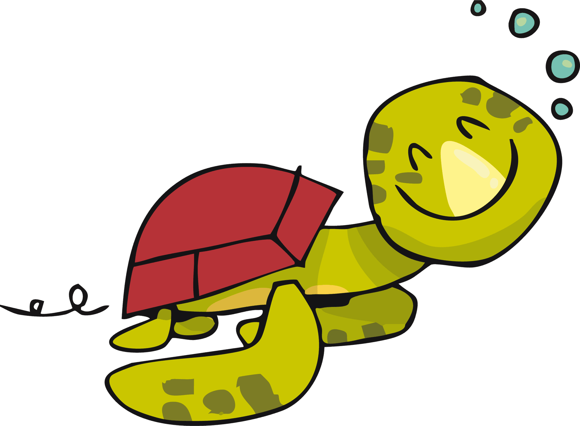 Decorative left curve