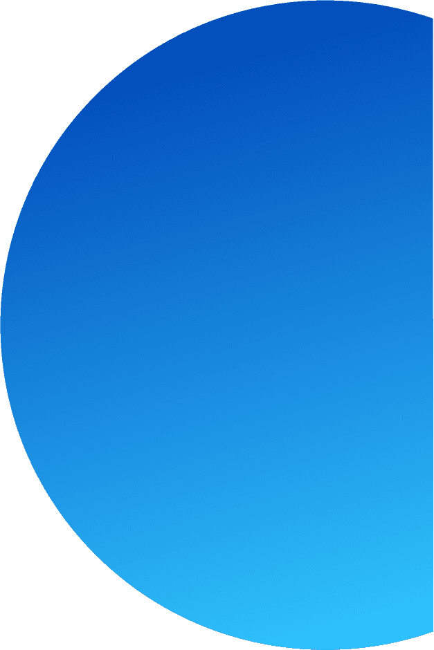 Decorative right curve