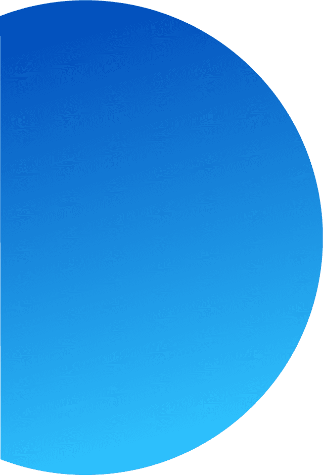 Decorative left curve