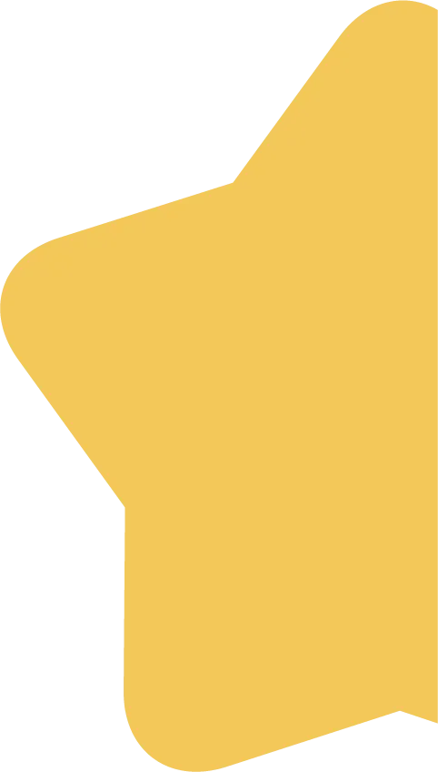 Decorative right curve